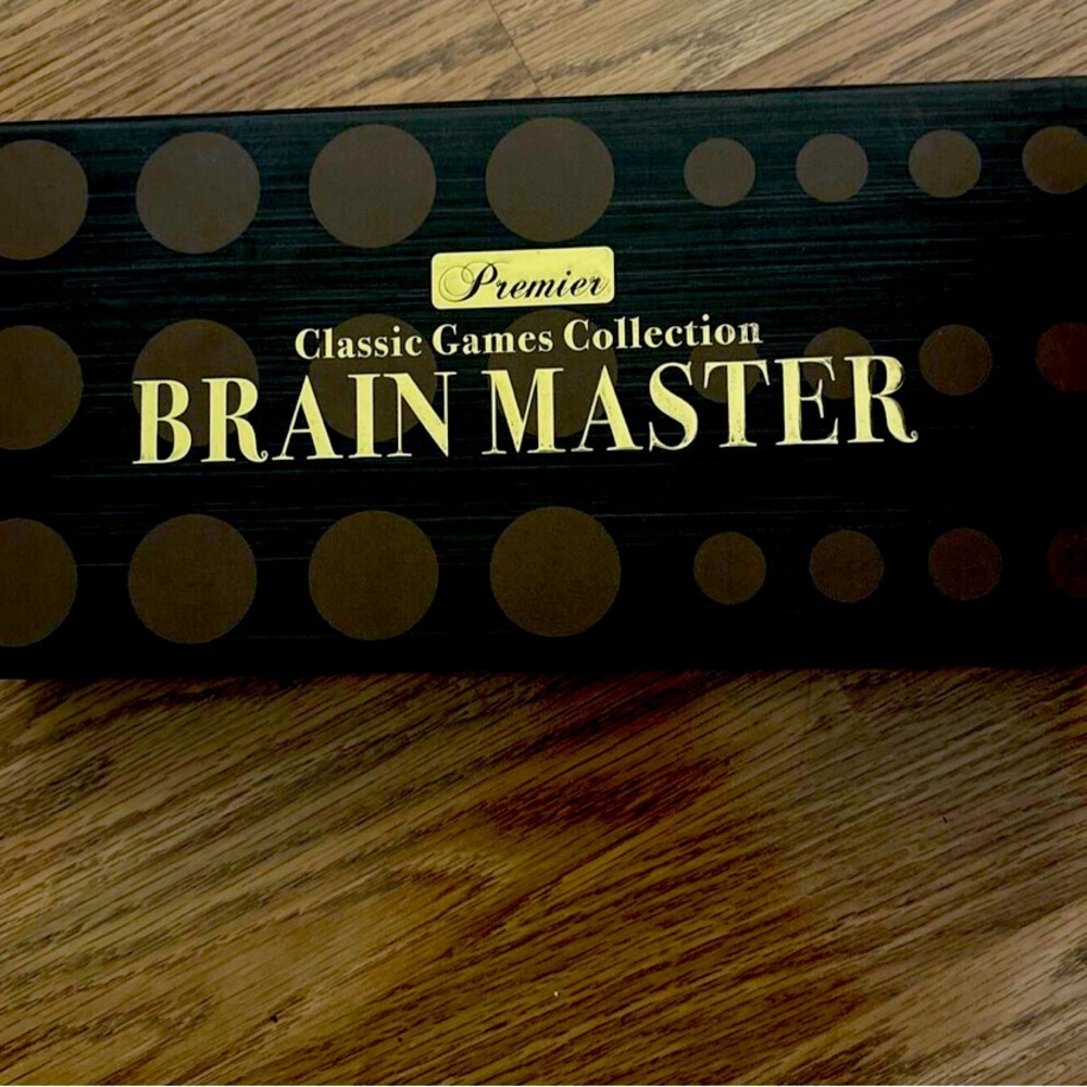 Classic Games Collection Brain Master Hardwood Strategy Game
